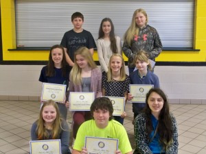 January SOM 6th: Paige C., Will C., Nicole B. 7th: Emma J., Sarah C., Jessica B. 8th: Delainey R., Lillian C., Stirling T. Incredibles: Casey L.