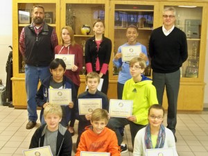 6th: Trent T., Evan P., Sarah C. 7th: Ricardo RB., Porter R., Robert S. 8th: Ada G., Nina D., Cierra J. Incredibles: Elyca S.