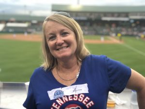 photo of Ms Kilgore at a baseball field